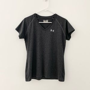 Under Armour Grey V-neck T-shirt